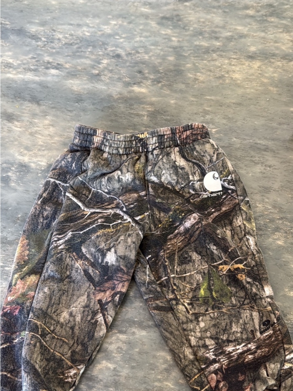 Carhartt Kids' Camouflage Fleece Joggers - Brown/Green